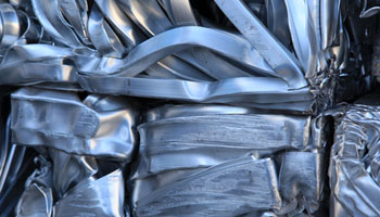 scrap metal aluminium waste pressed compressed industry steel industrial iron